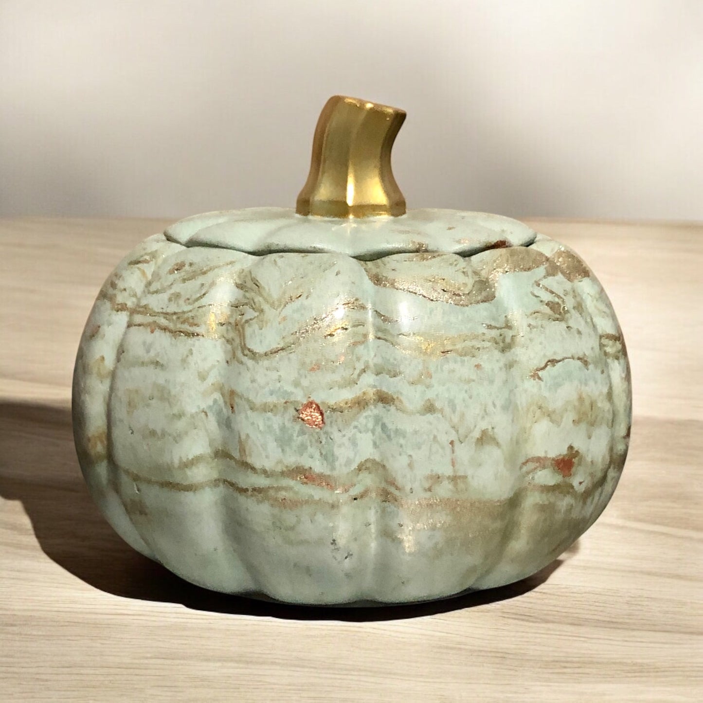 Large Sage Pumpkin Candle