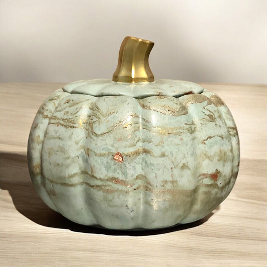 Large Sage Pumpkin Candle