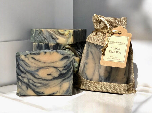 Black Fedora Goat Milk Soap