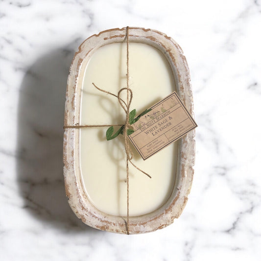 White Clay Dough Bowl