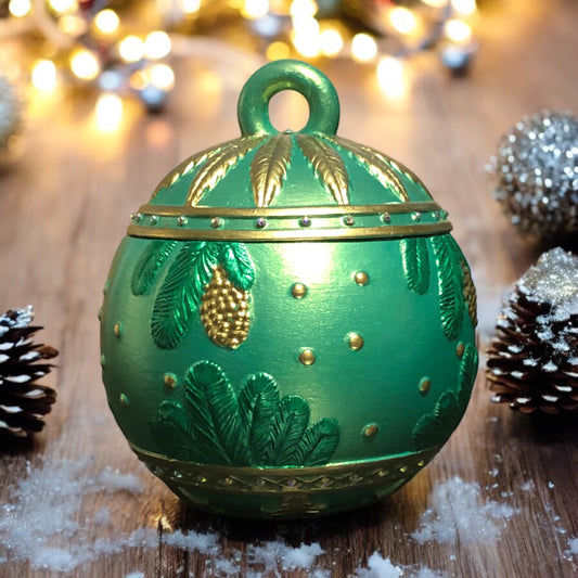 Light Green Fir Ornament Candle