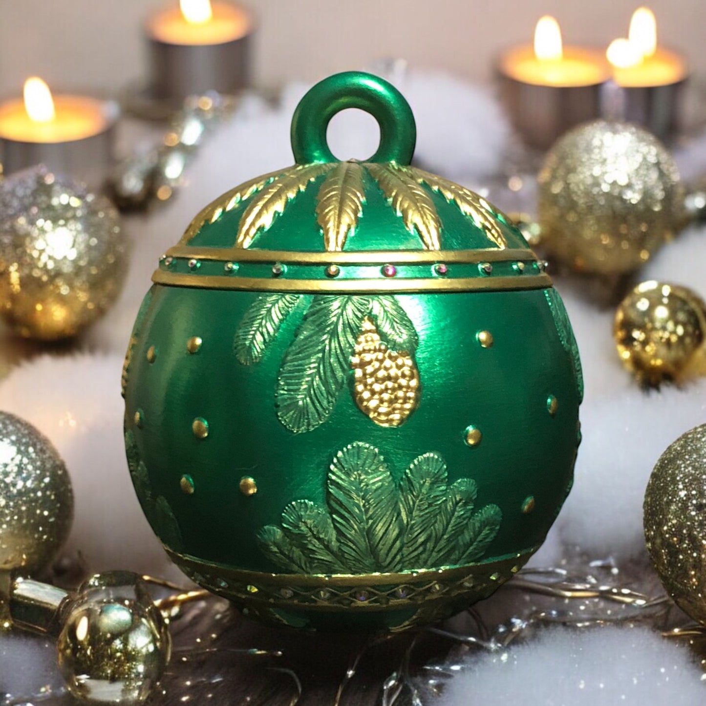Emerald Fir Ornament Candle