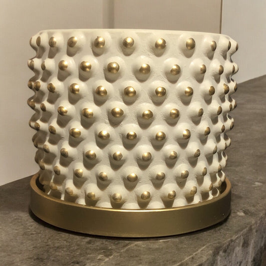 Bone Concrete Bubble Planter